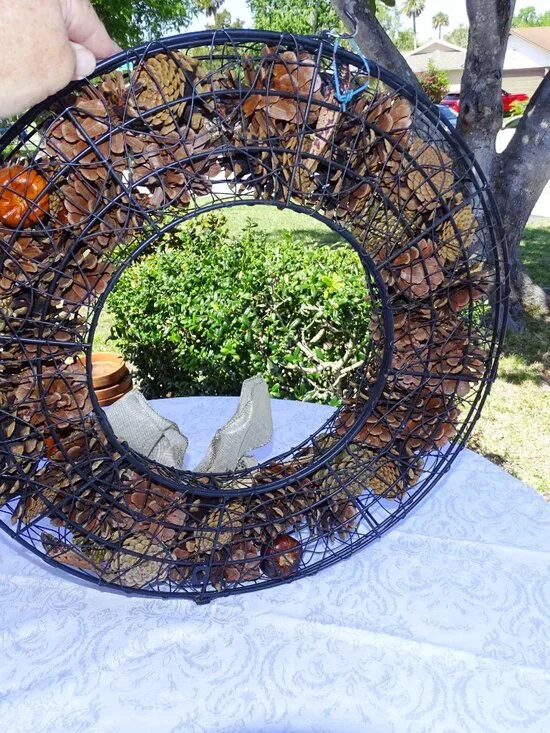 Fall Door Wreath 18" - Picture 7 of 7